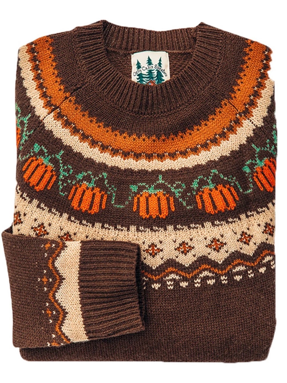 Kiel James Patrick cozy pumpkin sweater sz S